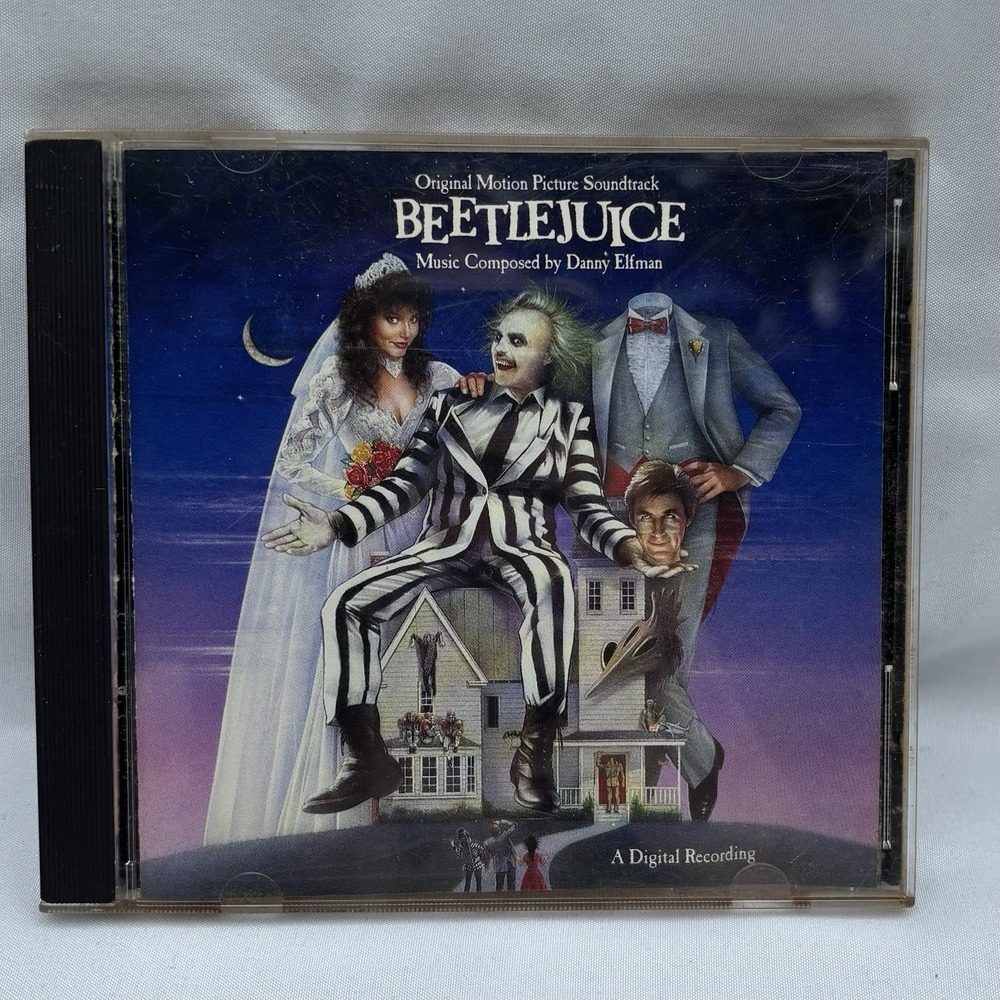 Beetlejuice Original Motion Picture Soundtrack By Danny Elfman CD OST (1988)